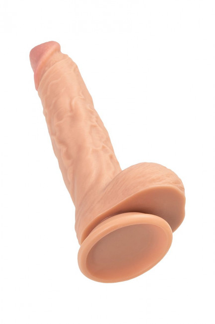 Телесный реалистичный фаллоимитатор Dylan - 22,5 см. Телесный реалистичный фаллоимитатор Dylan - 22,5 см.
