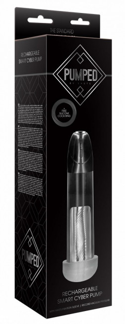 Прозрачная помпа Rechargeable Smart Cyber Pump with sleeve Прозрачная помпа Rechargeable Smart Cyber Pump with sleeve