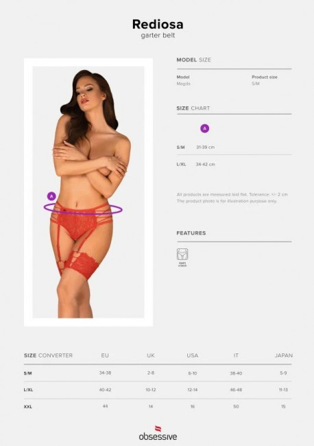 Пикантный пояс для чулок Rediosa Пикантный пояс для чулок Rediosa