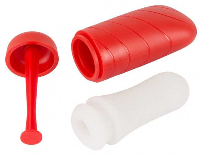 Мастурбатор в тубе Classic Red Мастурбатор в тубе Classic Red