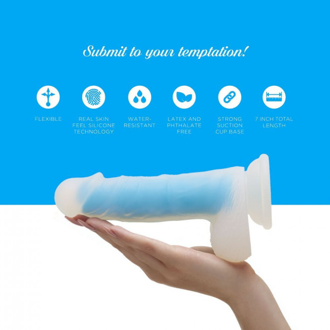 Голубой фаллоимитатор-реалистик So Divine Blue Mamba Dildo - 19 см. Голубой фаллоимитатор-реалистик So Divine Blue Mamba Dildo - 19 см.