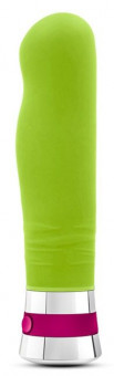 Лаймовый вибромассажер LUCENT - 17,2 см.