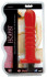 Красный многоскоростной силиконовый вибратор - 18 см. Красный многоскоростной силиконовый вибратор - 18 см.
