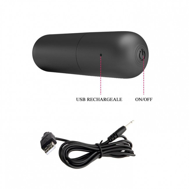 Чёрная вибробабочка на ремешках Carter Чёрная вибробабочка на ремешках Carter