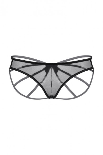 Черные трусики с бантиком на попке