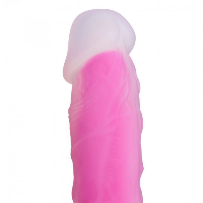 Ярко-розовый фаллоимитатор-реалистик So Divine Glorious Real skin feel pink dildo - 19 см. Ярко-розовый фаллоимитатор-реалистик So Divine Glorious Real skin feel pink dildo - 19 см.
