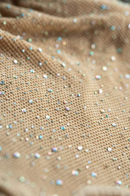 Эффектное коротенькое платье-сетка со стразами Cleo Эффектное коротенькое платье-сетка со стразами Cleo