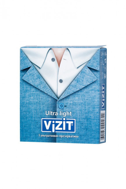 Ультратонкие презервативы VIZIT Ultra light - 3 шт. Ультратонкие презервативы VIZIT Ultra light - 3 шт.