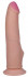 Фаллоимитатор HUMAN STYLE 7,3" с бугорком - 18,5 см.
