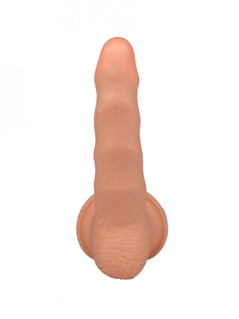 Фаллоимитатор-реалистик на присоске - 14 см.