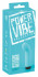 Бирюзовый мини-вибратор с загнутой головкой Power Vibe Curvy - 12 см.