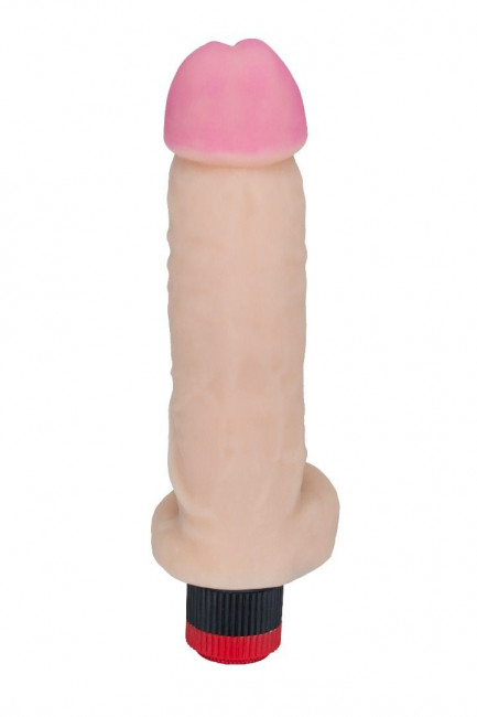 Вибромассажер-реалистик из неоскин - 20 см. Вибромассажер-реалистик из неоскин - 20 см.