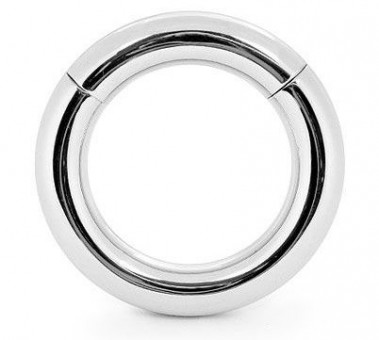 Серебристое малое эрекционное кольцо на магнитах