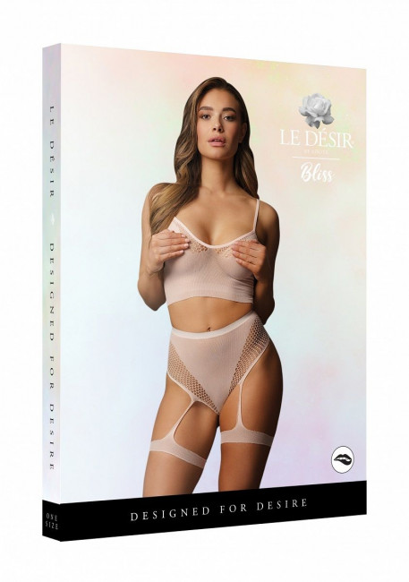 Эротический комплект Bra Set With Garters Эротический комплект Bra Set With Garters