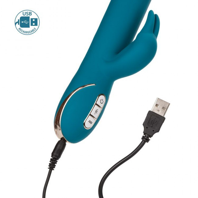 Бирюзовый вибратор с изогнутой головкой Jack Rabbit Signature Silicone Rocking "G" Rabbit - 20 см. Бирюзовый вибратор с изогнутой головкой Jack Rabbit Signature Silicone Rocking "G" Rabbit - 20 см.