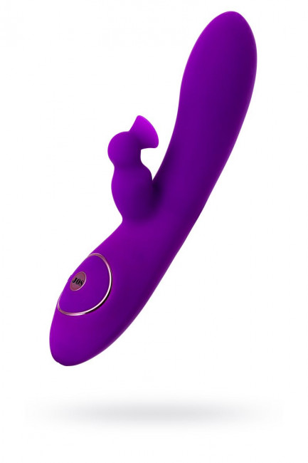 Фиолетовый вибратор с вакуумной стимуляцией клитора JUM - 21 см. Фиолетовый вибратор с вакуумной стимуляцией клитора JUM - 21 см.
