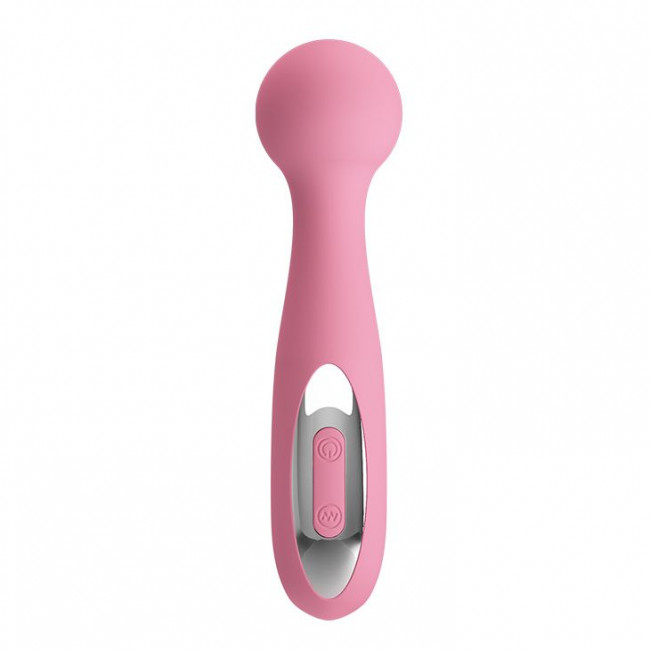 Нежно-розовый жезловый вибростимулятор Corina Нежно-розовый жезловый вибростимулятор Corina