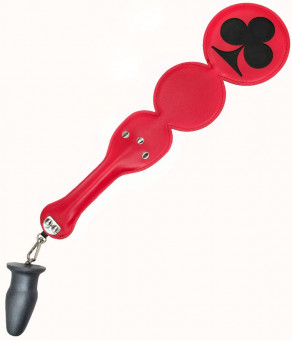 Шлёпалка "Трефы" с анальным плагом