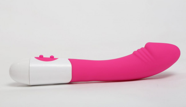 Розовый силиконовый вибратор с 9 видами вибрации и пульсации - 19 см. Розовый силиконовый вибратор с 9 видами вибрации и пульсации - 19 см.