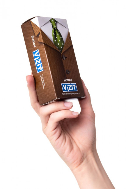 Презервативы с точечками VIZIT Dotted - 12 шт. Презервативы с точечками VIZIT Dotted - 12 шт.