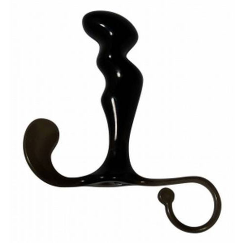 Многофункциональный анальный массажер черного цвета Многофункциональный анальный массажер черного цвета