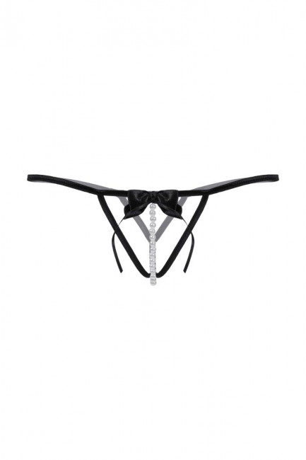 Трусики-стринг с ниткой бусин