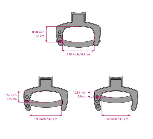 Кольцо с зажимом для мошонки для пояса верности Pubic Enemy Кольцо с зажимом для мошонки для пояса верности Pubic Enemy