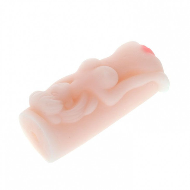 Телесный мастурбатор с изображением девушки Телесный мастурбатор с изображением девушки