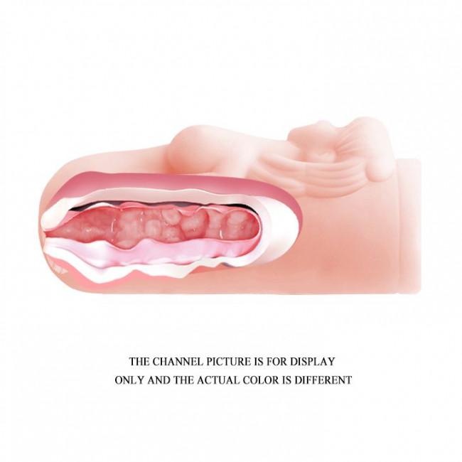 Телесный мастурбатор с изображением девушки Телесный мастурбатор с изображением девушки