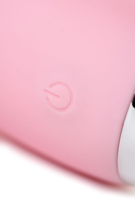 Розовый вибратор-пульсатор с функцией подогрева Milly - 20 см.