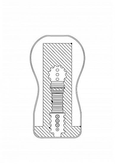 Мастурбатор-ротик телесного цвета Easy Rider Mouth 