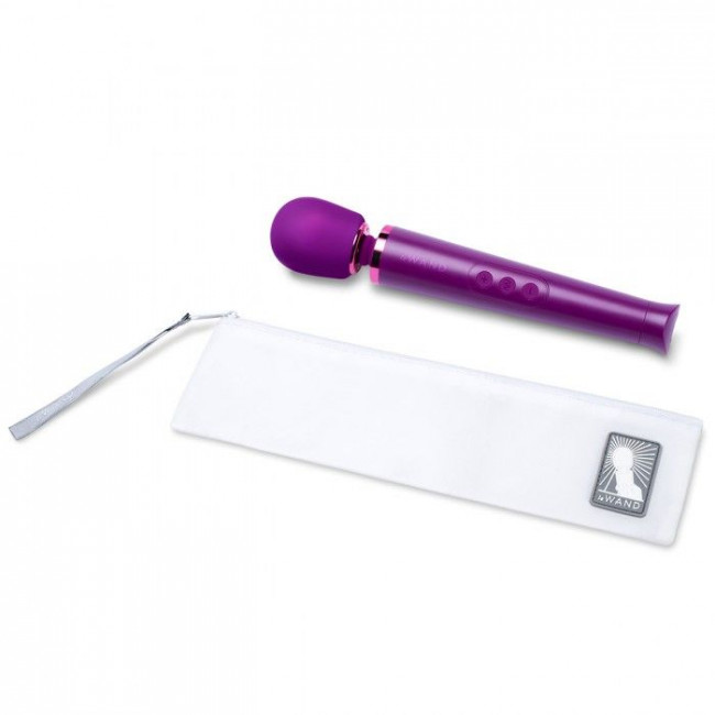 Фиолетовый жезловый мини-вибратор Le Wand Petite c 6 режимами вибрации Фиолетовый жезловый мини-вибратор Le Wand Petite c 6 режимами вибрации
