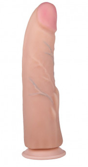 Реалистичный фаллоимитатор на присоске F LINE - 24 см.