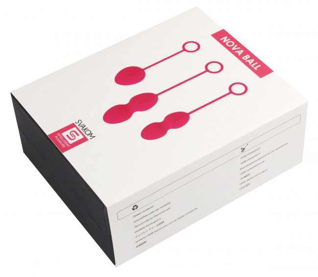 Набор розовых вагинальных шариков Nova Ball со смещенным центром тяжести Набор розовых вагинальных шариков Nova Ball со смещенным центром тяжести
