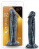 Черный фаллоимитатор без мошонки с присоской Ebony 6 Inch Dildo - 15 см.