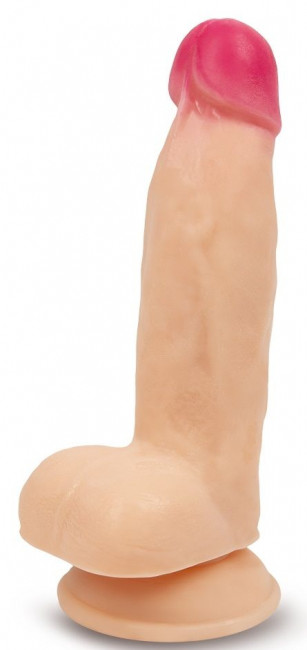 Телесный фаллоимитатор с присоской - 12 см. Телесный фаллоимитатор с присоской - 12 см.