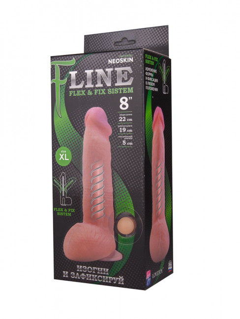 Фаллоимитатор на присоске F LINE - 22 см.