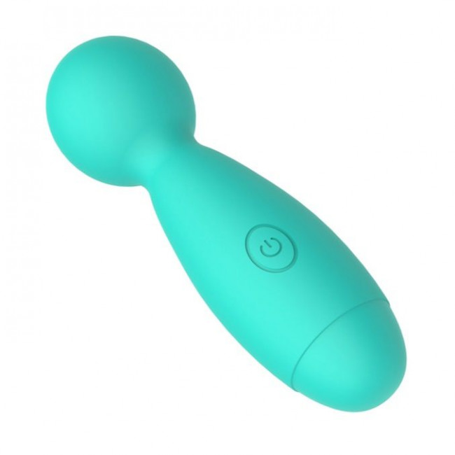 Зеленый мини-вибратор Vivi с шаровидной головкой - 13,4 см. Зеленый мини-вибратор Vivi с шаровидной головкой - 13,4 см.