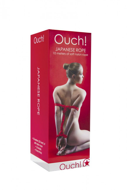 Красная веревка для бандажа Japanese rope