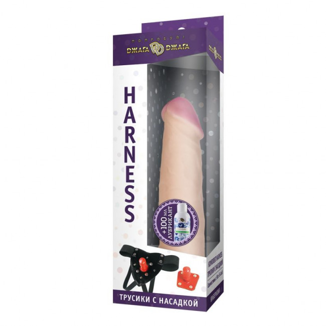 Насадка-фаллос на трусиках Harness с плугом №53 - 18 см. Насадка-фаллос на трусиках Harness с плугом №53 - 18 см.