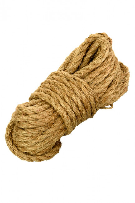 Джутовая веревка для бондажа - 10 м. Джутовая веревка для бондажа - 10 м.