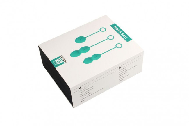 Набор зелёных вагинальных шариков Nova Ball со смещенным центром тяжести Набор зелёных вагинальных шариков Nova Ball со смещенным центром тяжести