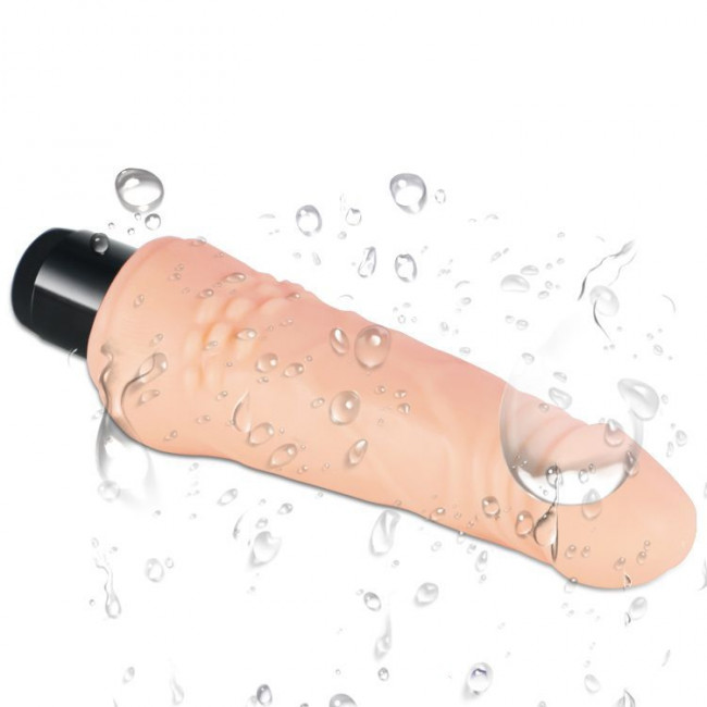 Реалистичный вибромассажёр с шипами для клиторального массажа - 19 см. Реалистичный вибромассажёр с шипами для клиторального массажа - 19 см.