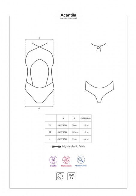 Слитный женский купальник Acantila Слитный женский купальник Acantila