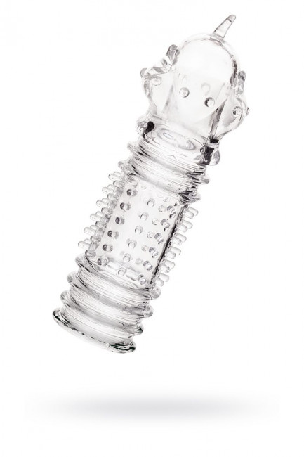 Прозрачная насадка на пенис TOYFA A-Toys с расширенной головкой - 15,3 см. Прозрачная насадка на пенис TOYFA A-Toys с расширенной головкой - 15,3 см.