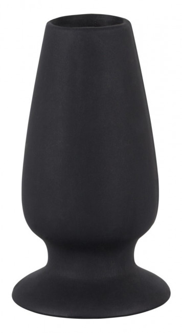 Чёрная анальная пробка-тоннель Lust Tunnel M - 10 см. Чёрная анальная пробка-тоннель Lust Tunnel M - 10 см.