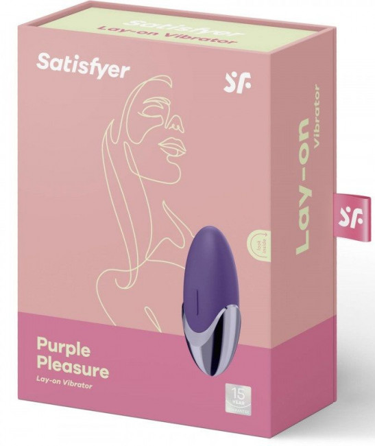 Фиолетовый вибромассажер Satisfyer Purple Pleasure Фиолетовый вибромассажер Satisfyer Purple Pleasure