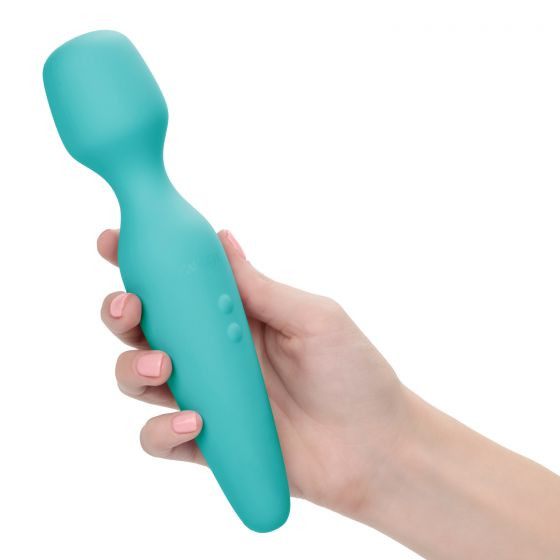 Голубой wand-вибромассажер They-ology Vibrating Intimate Massager Голубой wand-вибромассажер They-ology Vibrating Intimate Massager