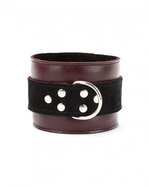 Бордовые наручники Ladys Arsenal на карабинах Бордовые наручники Ladys Arsenal на карабинах