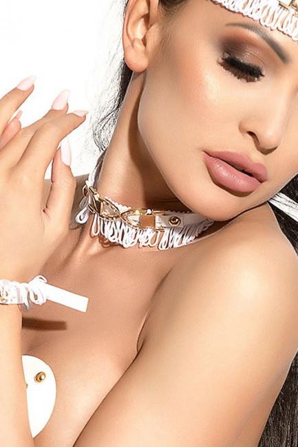 Чокер с золотистыми элементами Arabesque Чокер с золотистыми элементами Arabesque